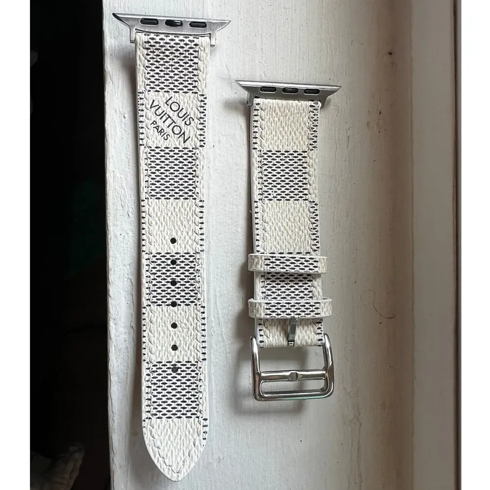 ReVuitton Damier Azur Watch Band for Apple Watch Ultra